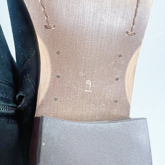 Sam Edelman Petty Black Suede Booties Ankle Boot Women's Size 9 - Picture 6 of 10